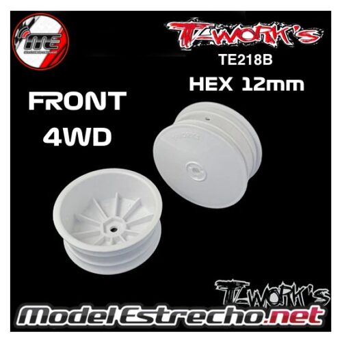 6MIK - 2.2"12 mm Hex 4wd Front Wheels