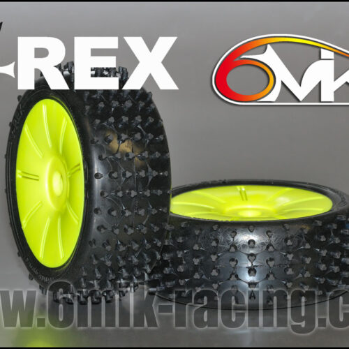 6MIK - T-REX Green tyres on Yellow / Ultra