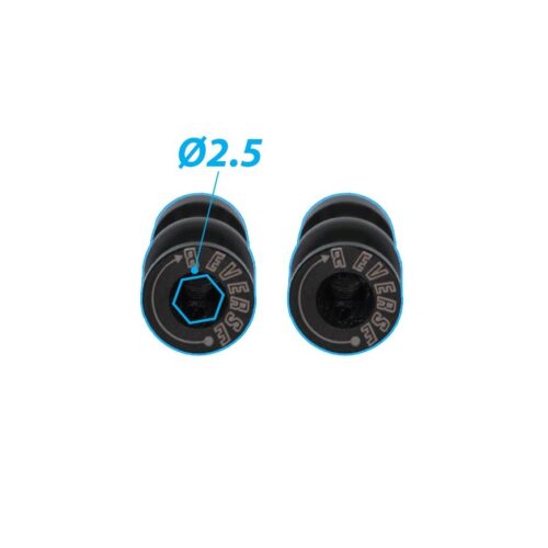 RC-Project - Kit Balls "REVERSE" in Ergal 7075-T6 for Mugen Seiki MBX8