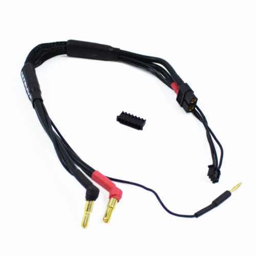 Ultimate Racing - 2S Charge Cable Lead XT60 - 4mm & 5mm Bullet Connector (30cm)