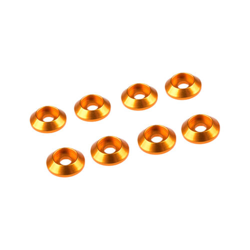 Ultimate Racing - 3mm Alu Cap Head Washer GOLD (8 pcs)